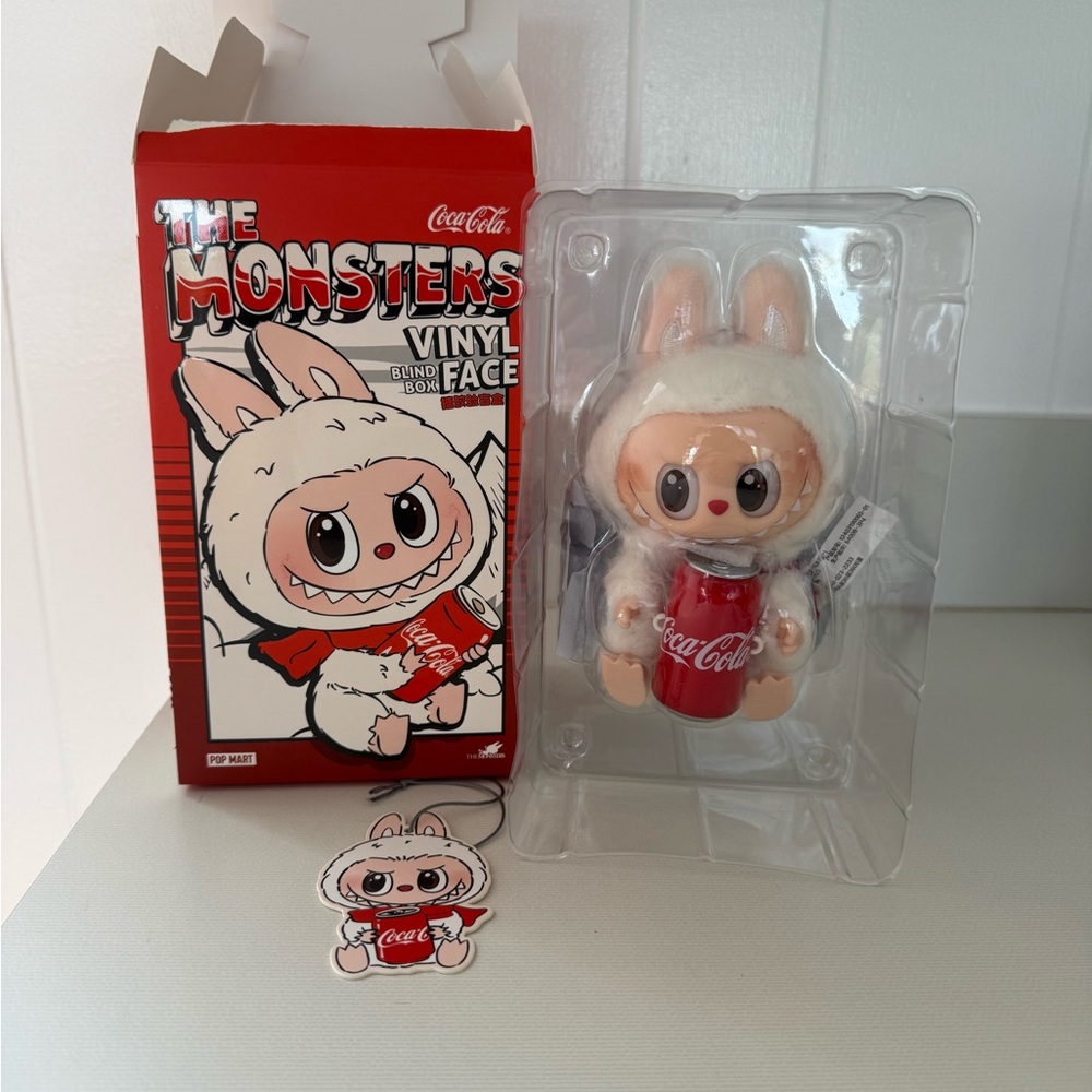 Labubu Coca Cola The Monsters Vinyl Face - Happy Factor